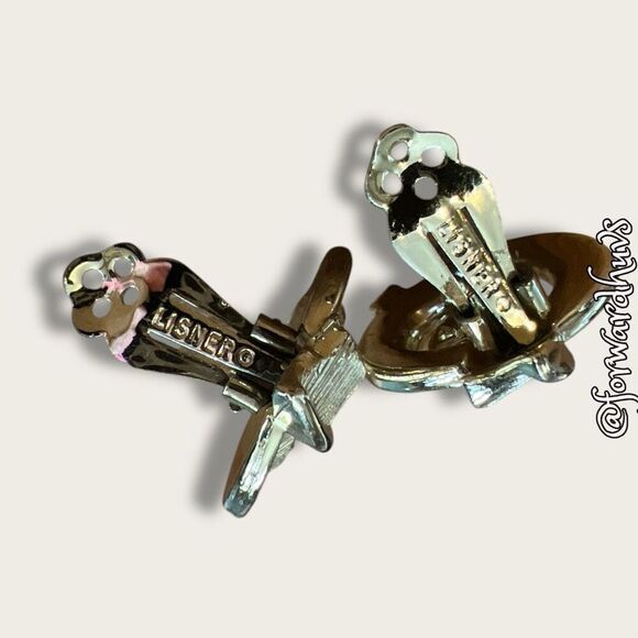 Vintage Lisner Gold-Tone Non-Pierced Earrings - Picture 5 of 9